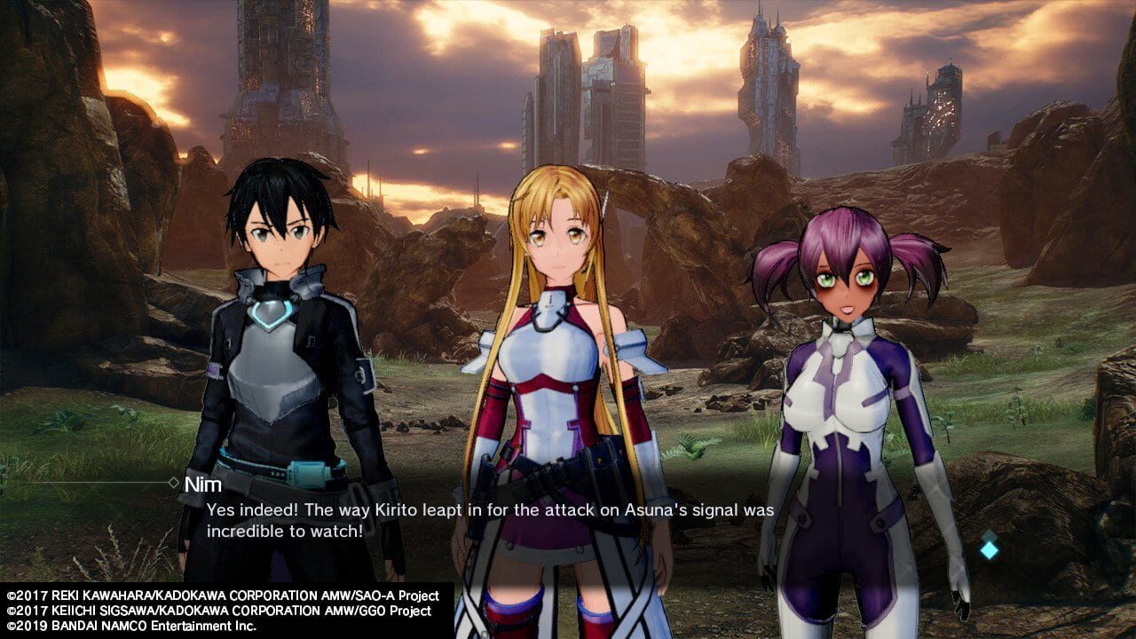 Screenshot for Sword Art Online: Fatal Bullet