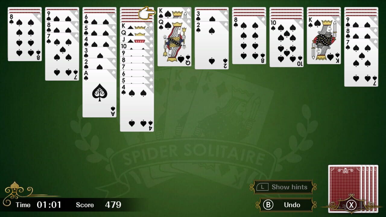 Screenshot for Spider Solitaire F