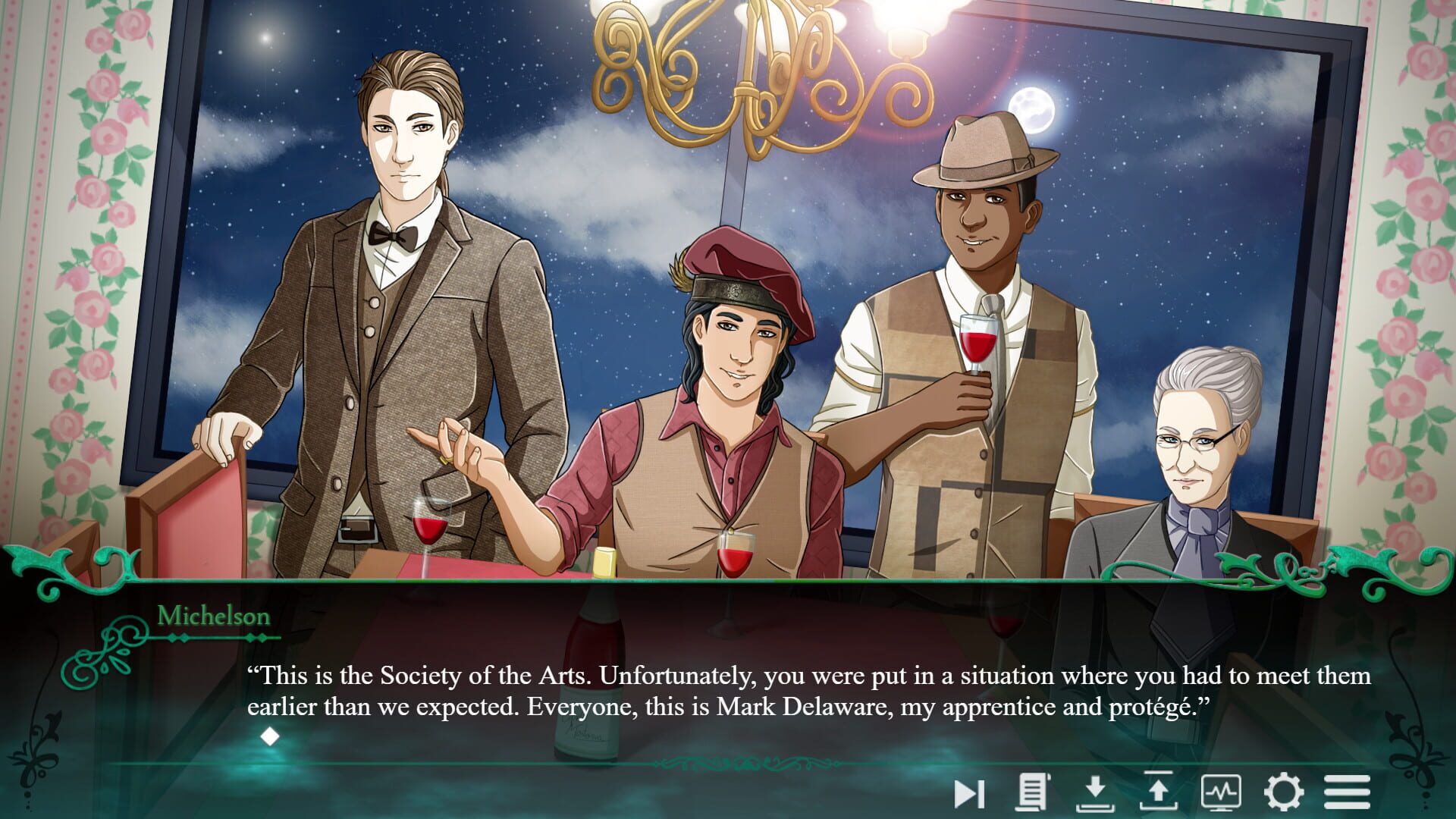 Screenshot for Twice Reborn: A Vampire Visual Novel