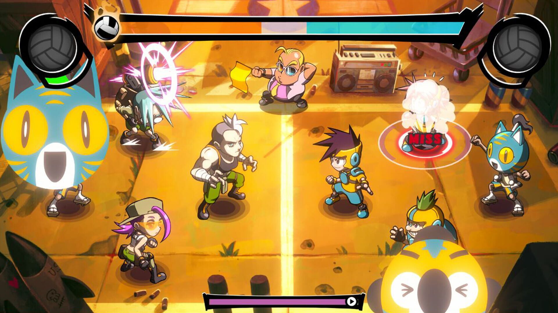 Screenshot for Super Dodgeball Beats