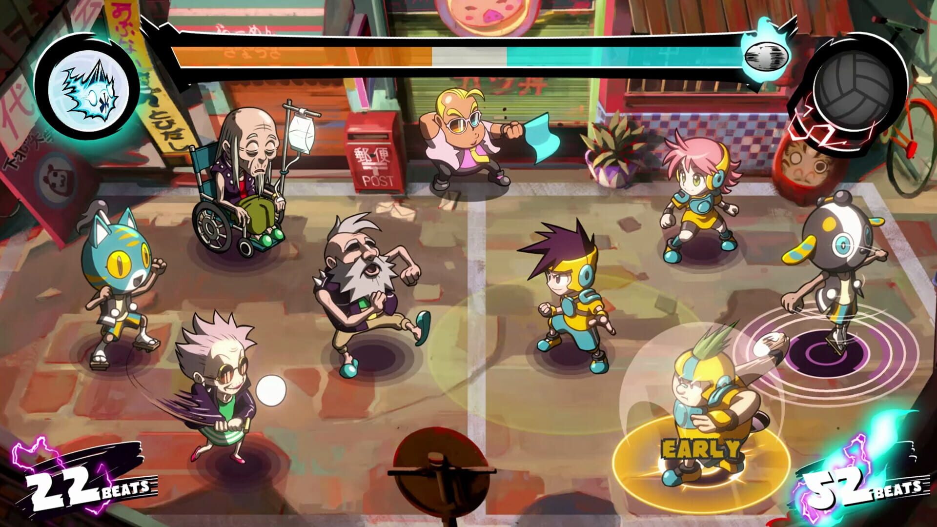 Screenshot for Super Dodgeball Beats