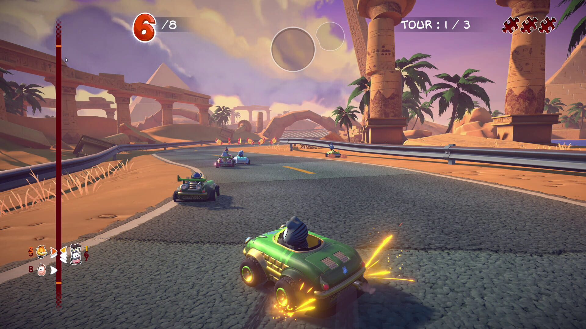 Screenshot for Garfield Kart: Furious Racing