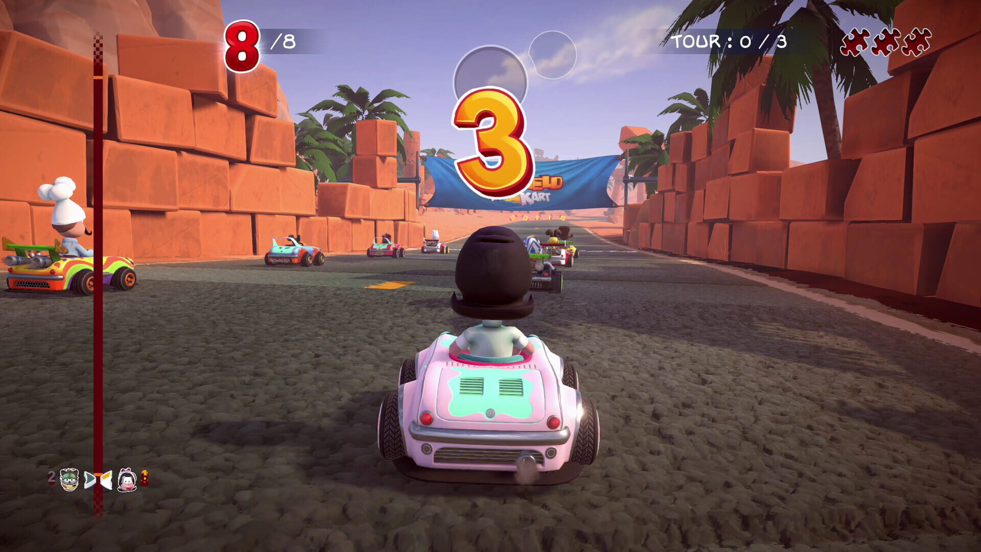Screenshot for Garfield Kart: Furious Racing