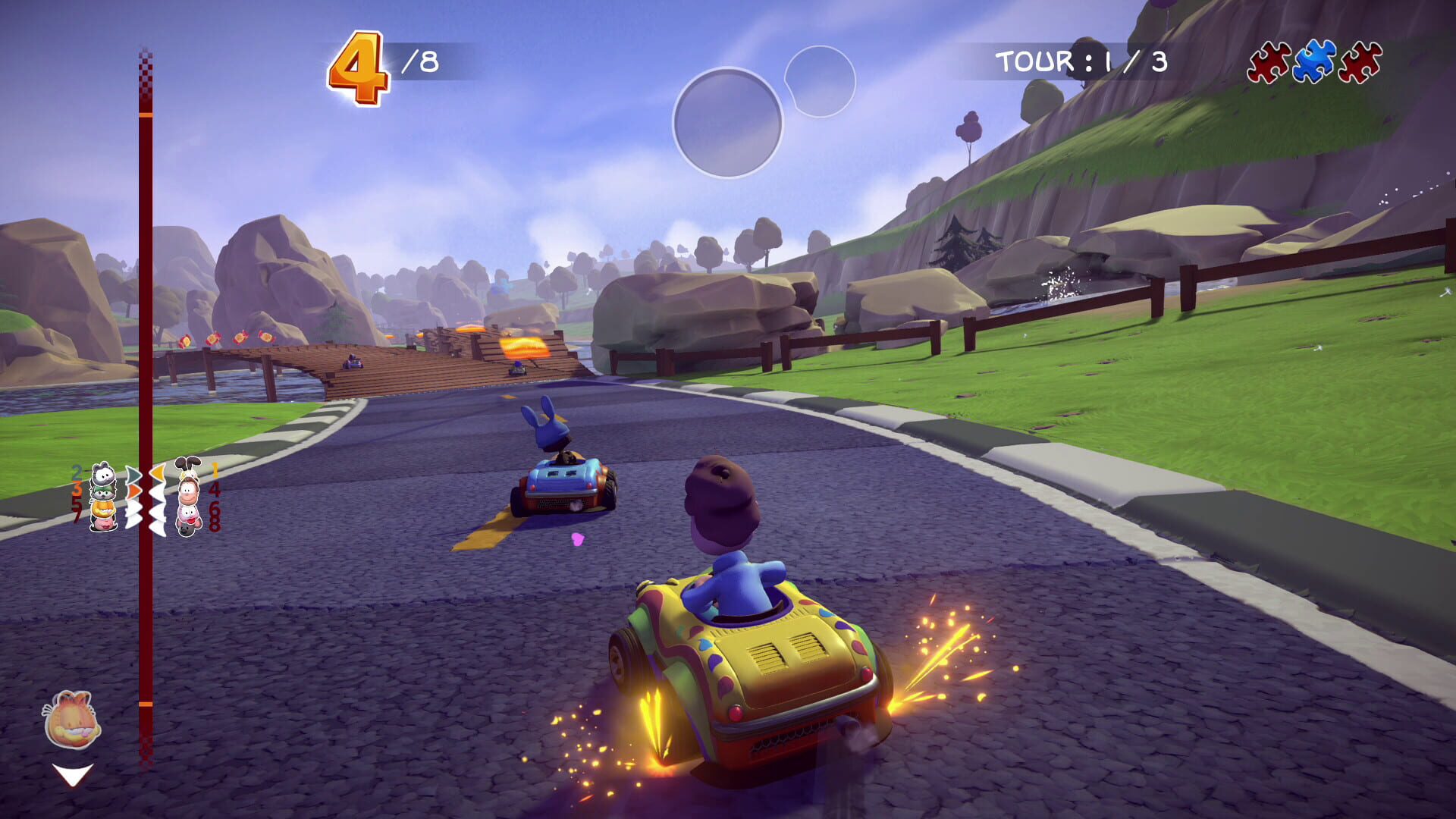 Screenshot for Garfield Kart: Furious Racing