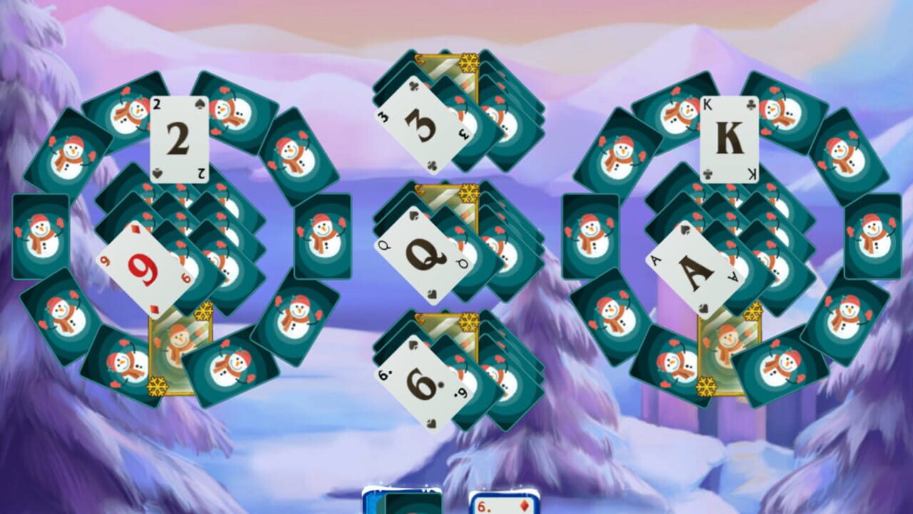 Screenshot for Solitaire: Jack Frost Winter Adventures