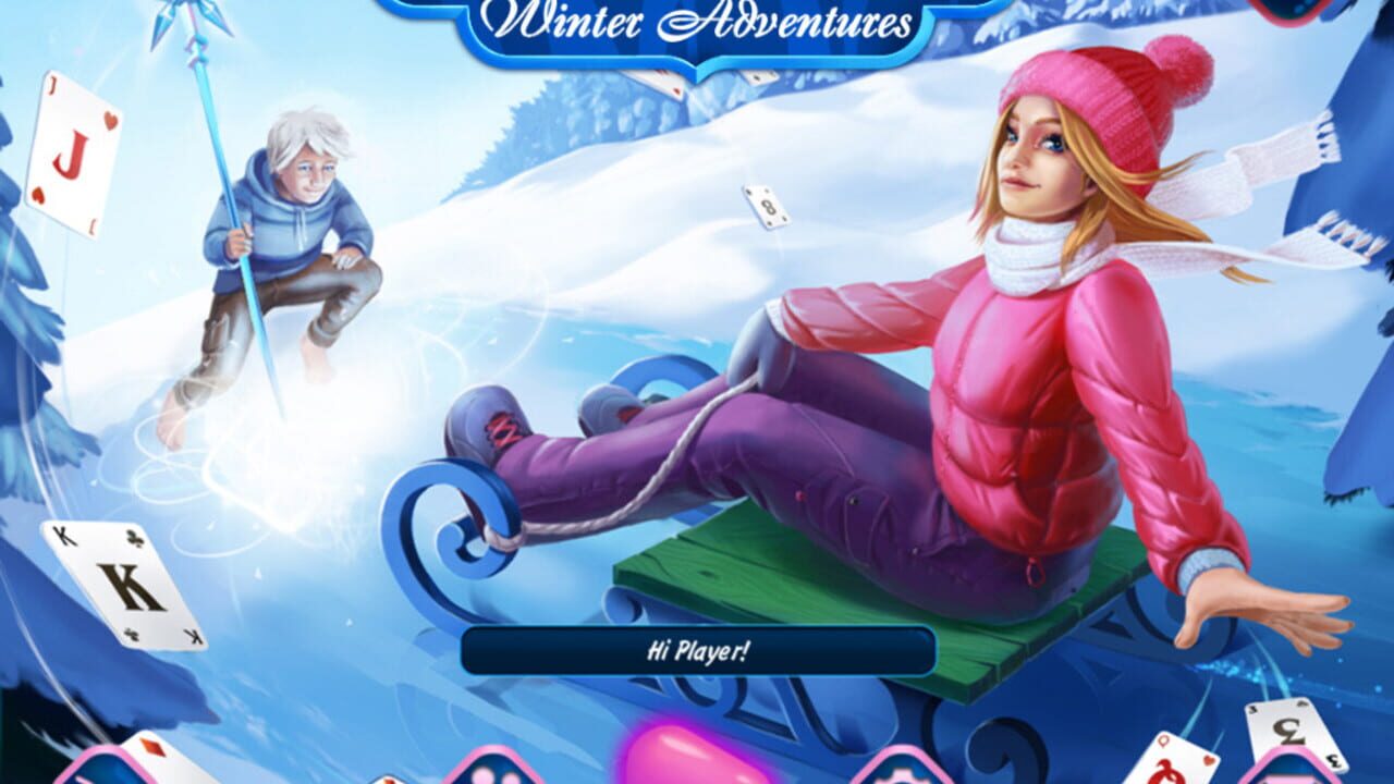 Screenshot for Solitaire: Jack Frost Winter Adventures