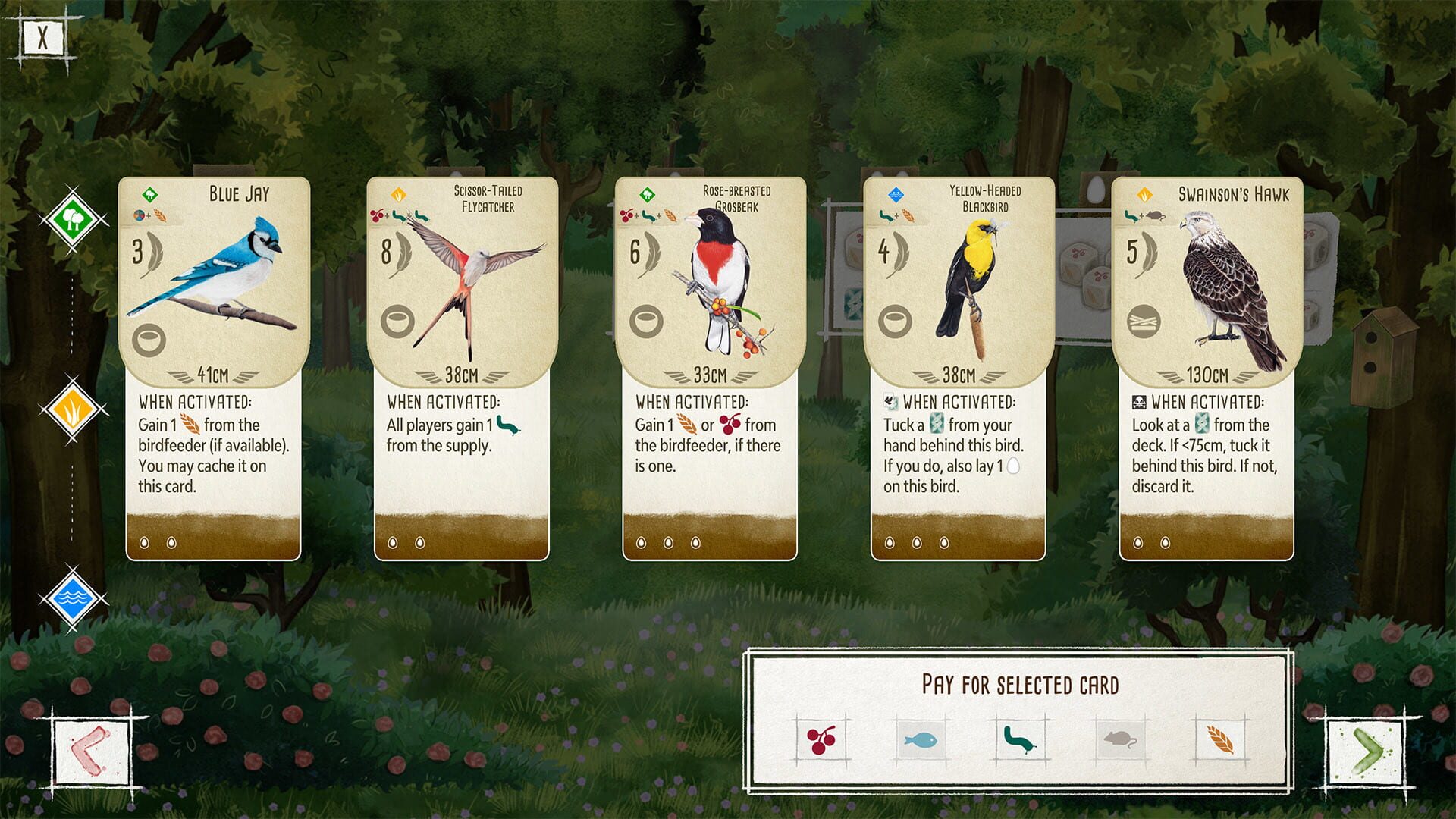 Screenshot for Wingspan