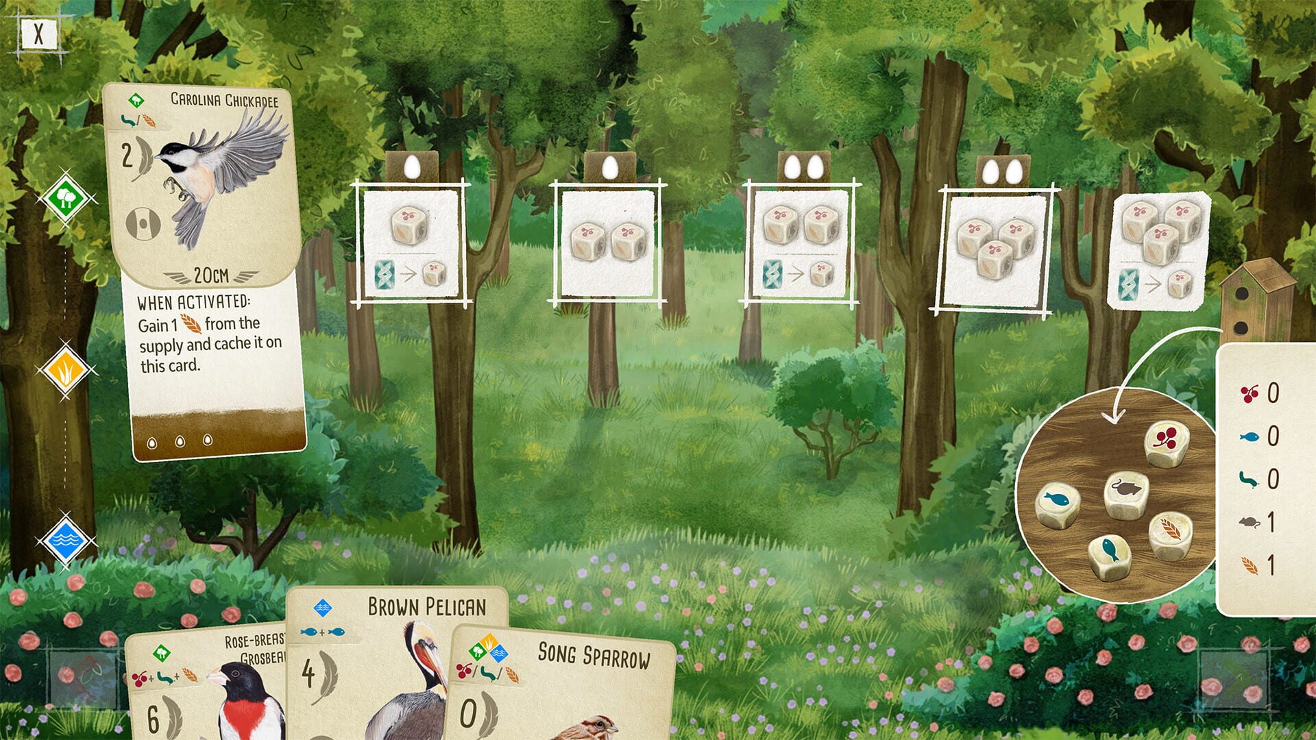 Screenshot for Wingspan