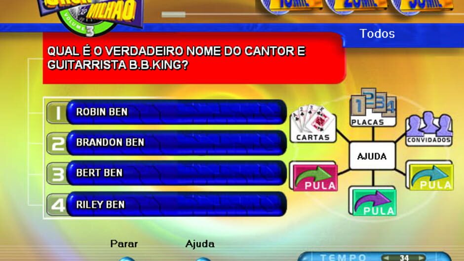 Screenshot for Show do Milhão Volume 3