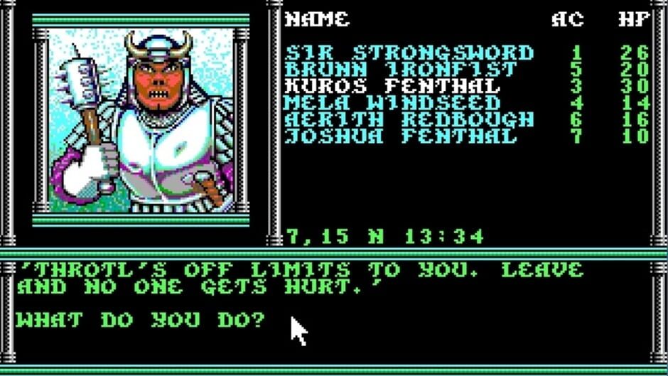 Screenshot for Champions of Krynn