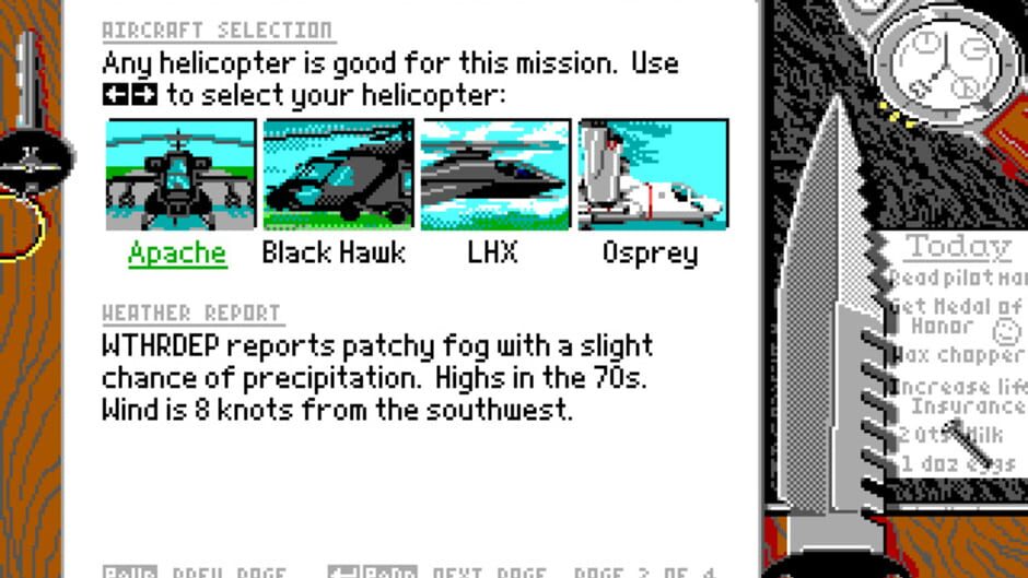 Screenshot for LHX: Attack Chopper