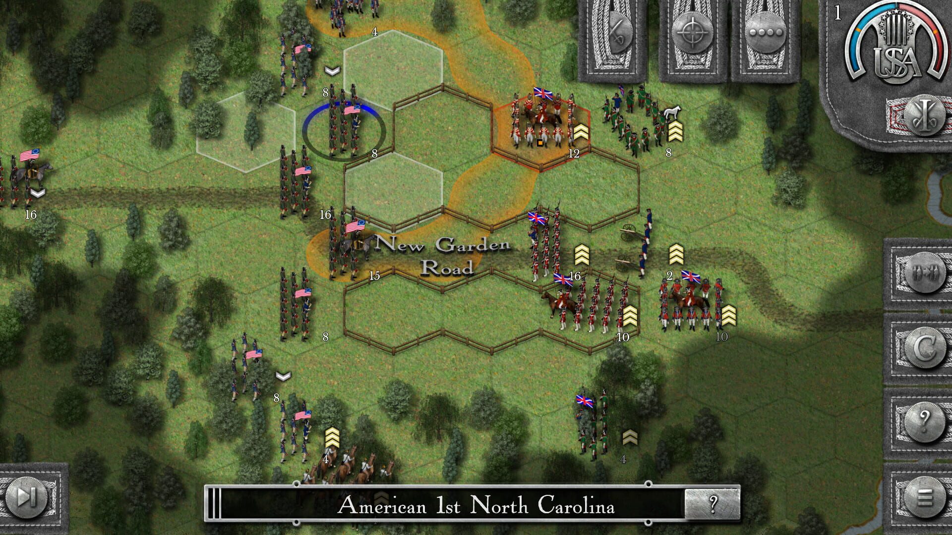 Screenshot for Rebels & Redcoats