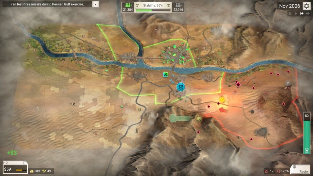 Screenshot for Rebel Inc: Escalation