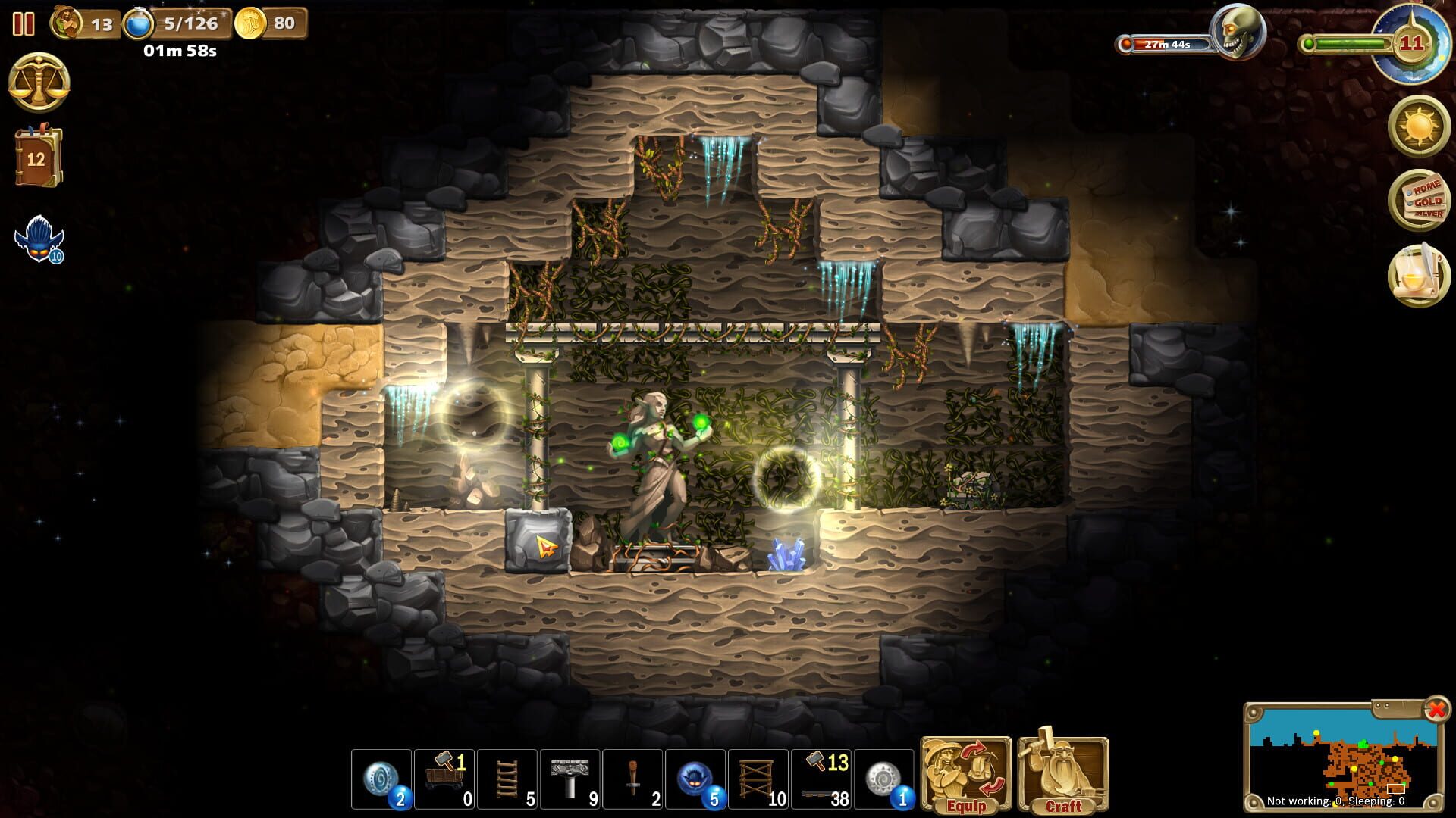 Screenshot for Craft the World: Grottoes