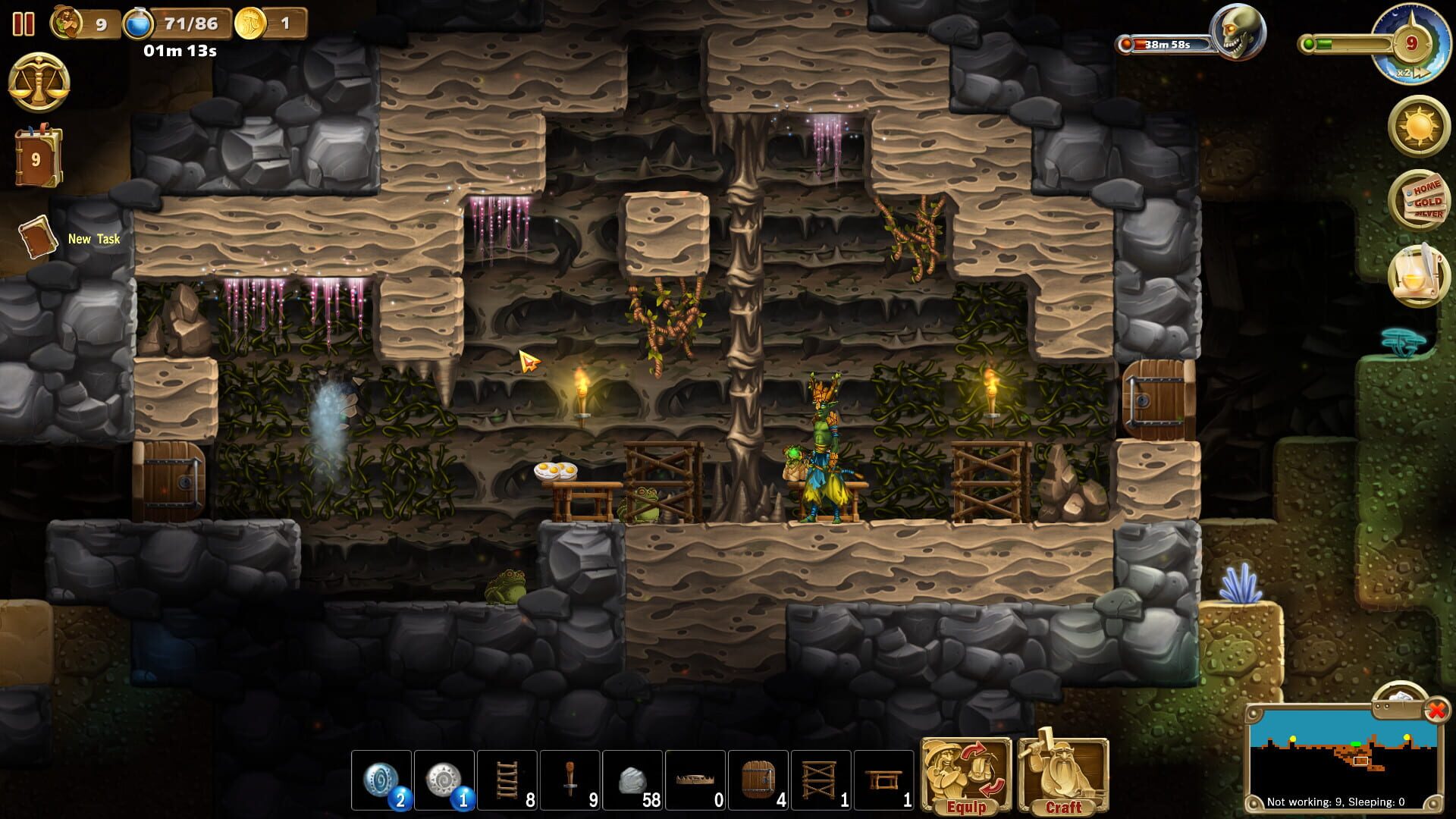 Screenshot for Craft the World: Grottoes