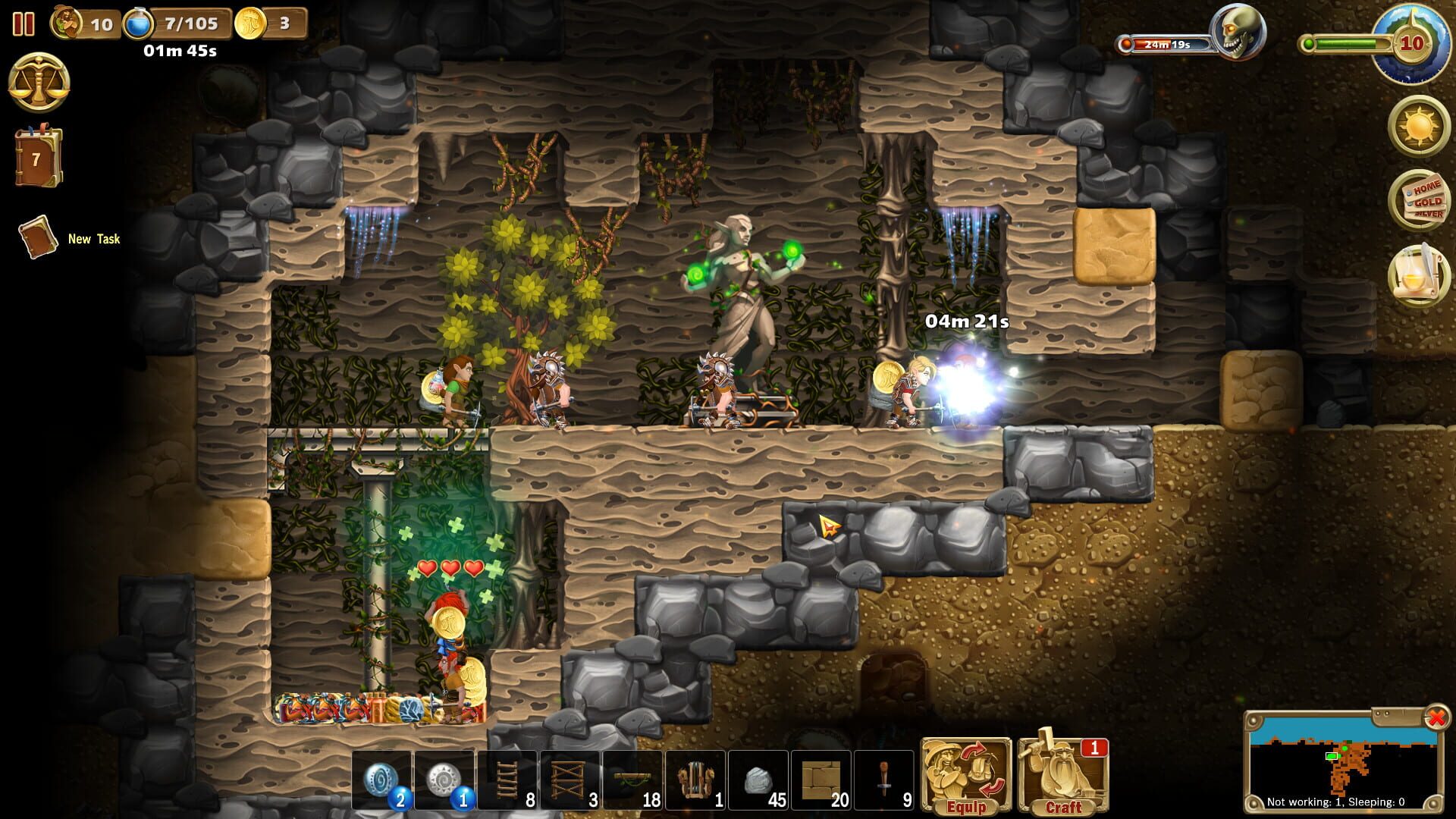 Screenshot for Craft the World: Grottoes