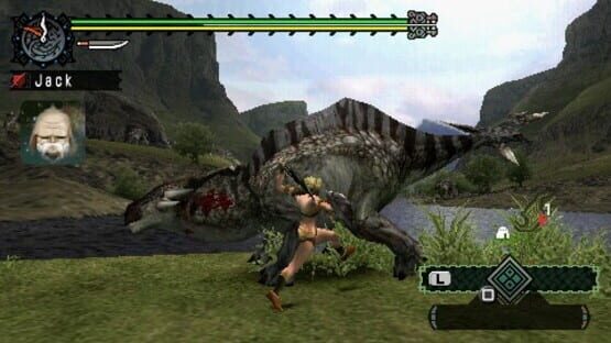 Screenshot for Monster Hunter Freedom