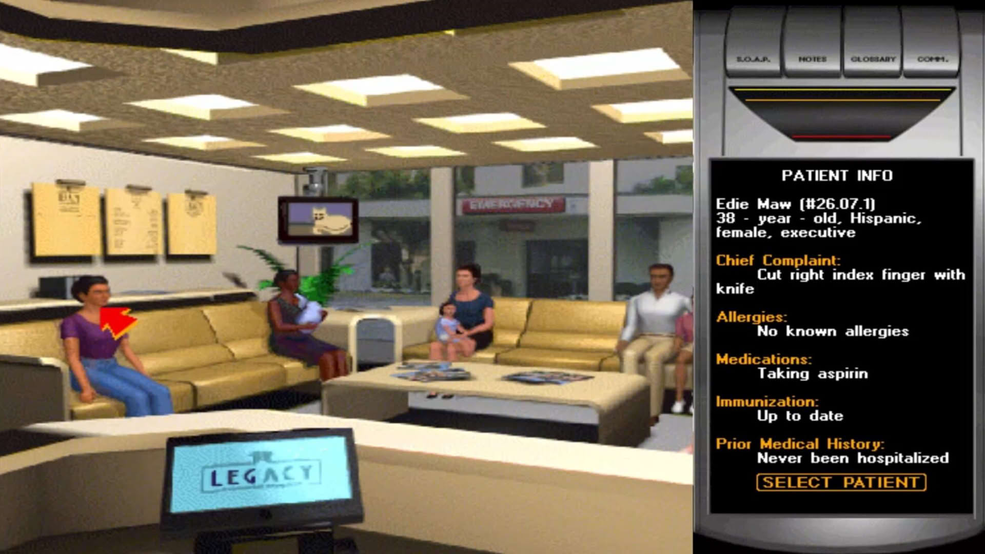 Screenshot for Emergency Room
