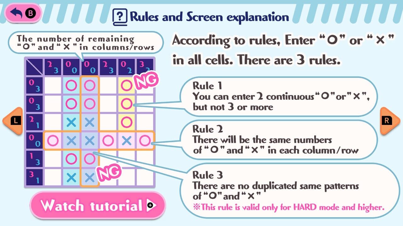 Screenshot for OX Logic Puzzle 1000!