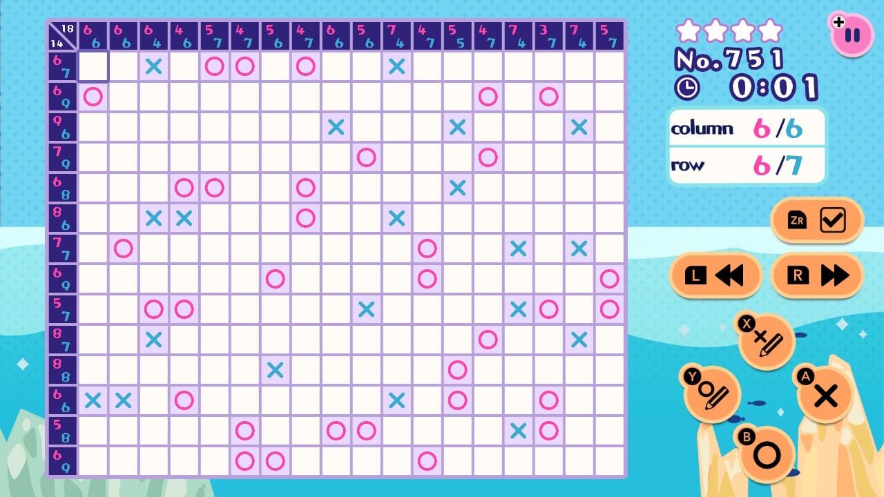 Screenshot for OX Logic Puzzle 1000!