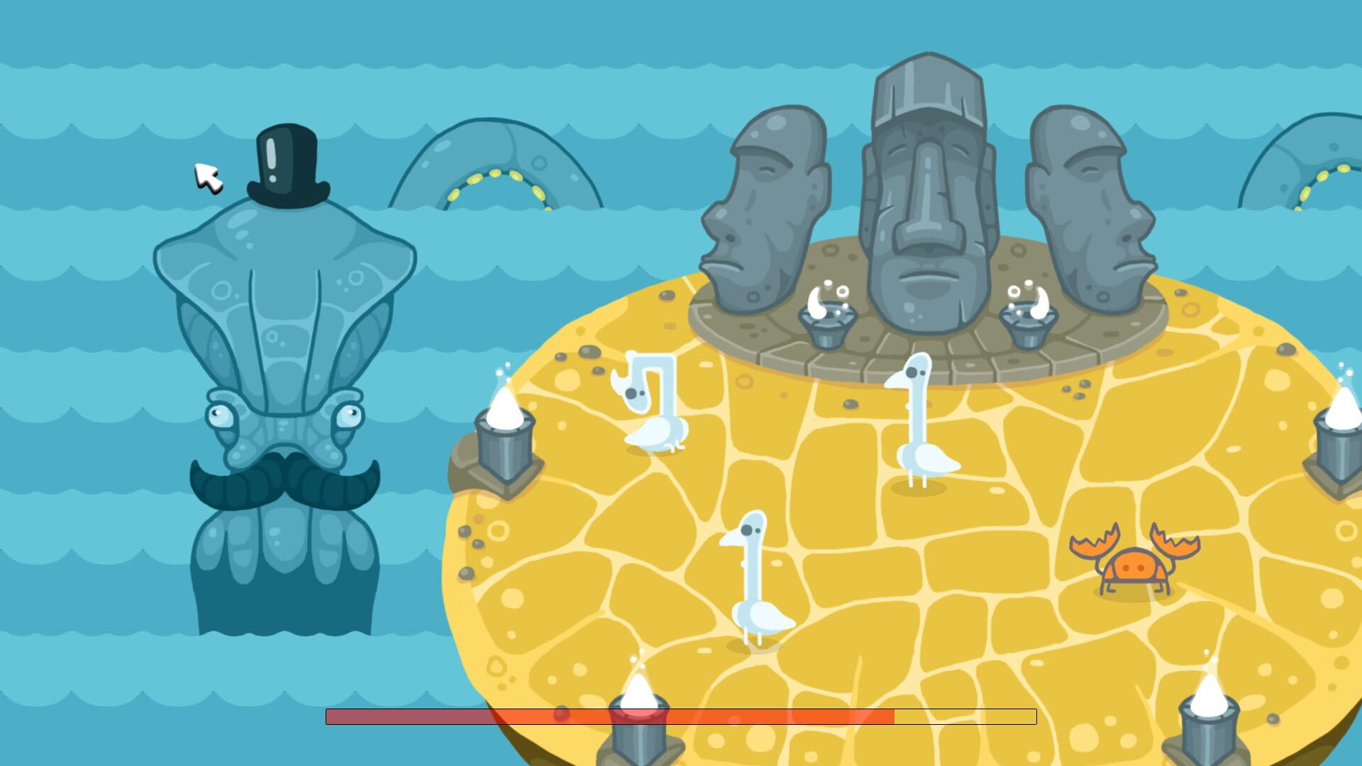 Screenshot for Geese vs. Cthulhu