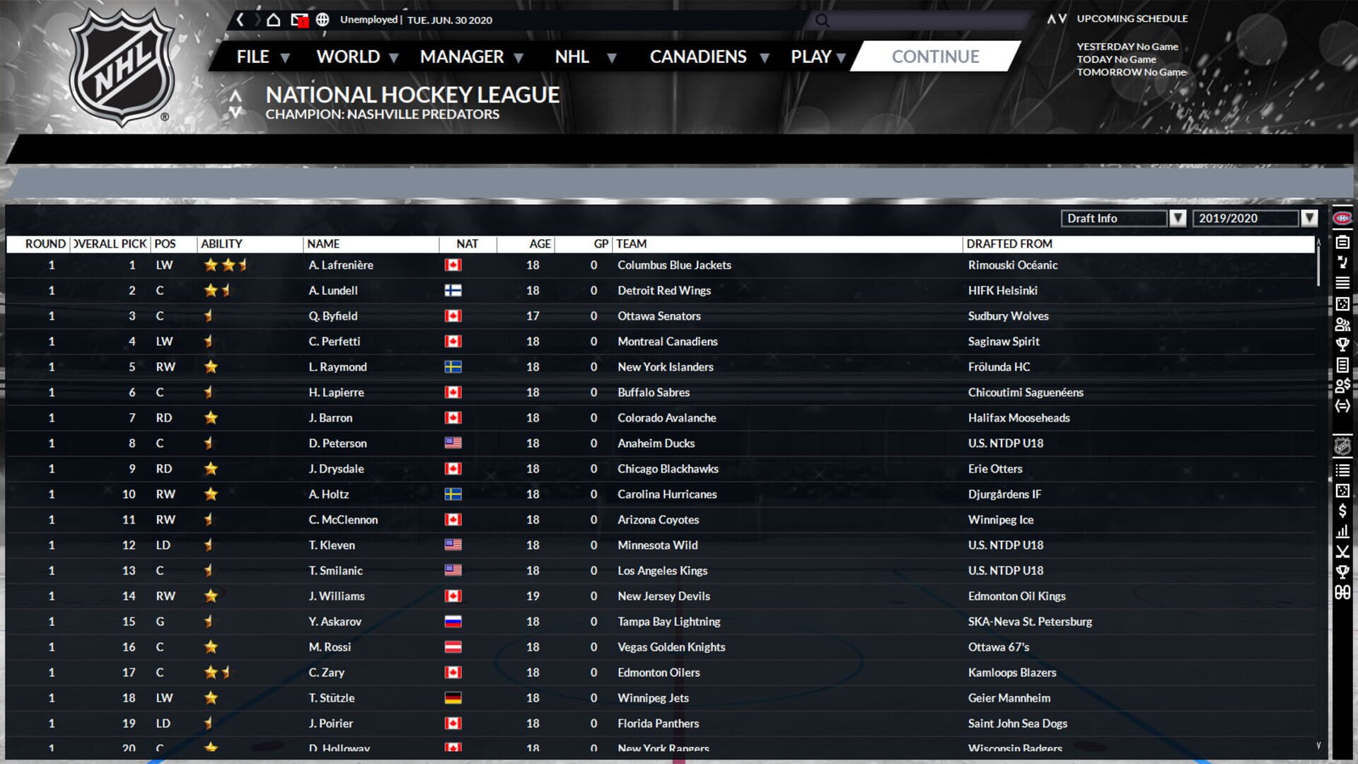 Screenshot for Franchise Hockey Manager 6