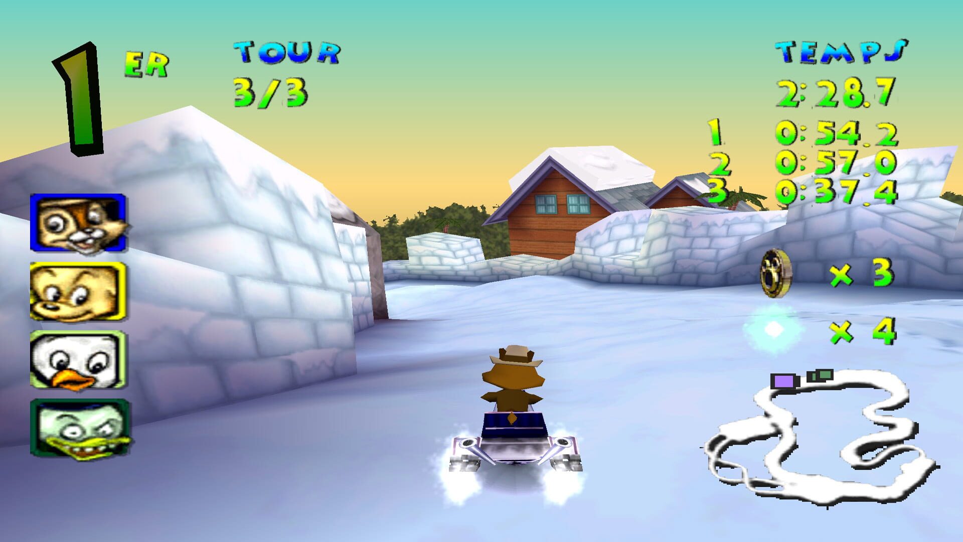 Screenshot for Walt Disney World Quest: Magical Racing Tour