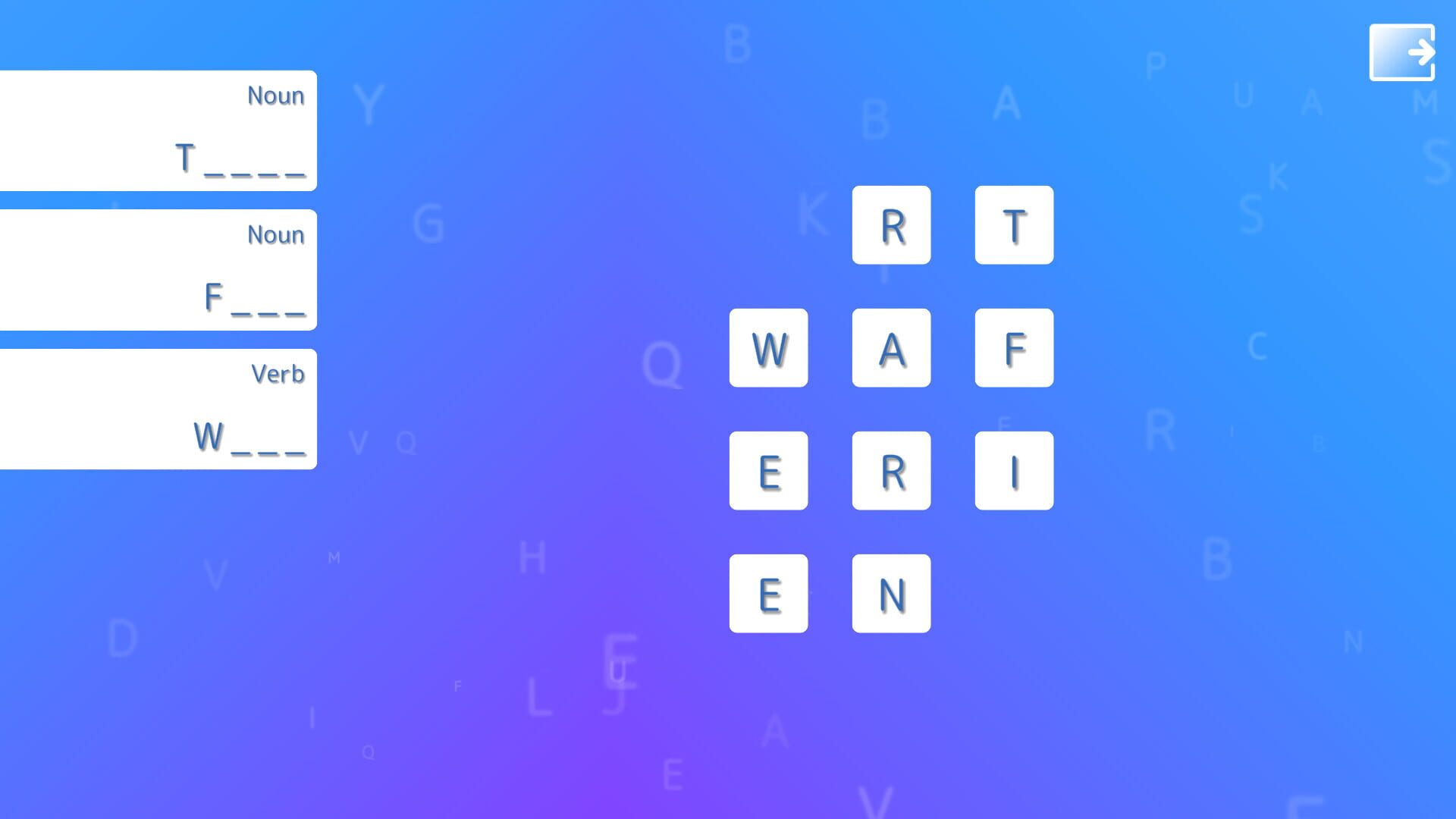 Screenshot for Mini Words