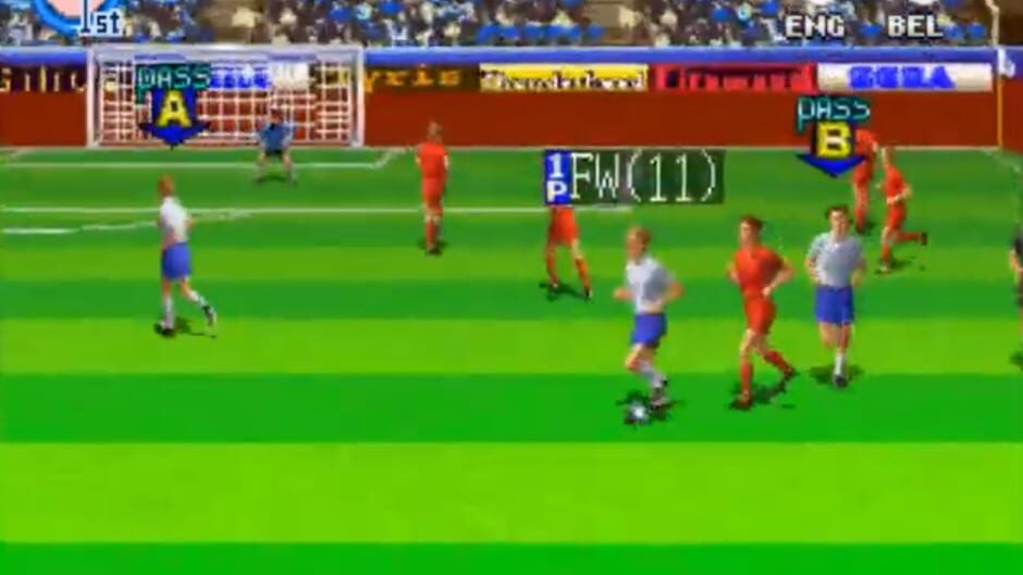 Screenshot for Super Visual Football European Sega Cup