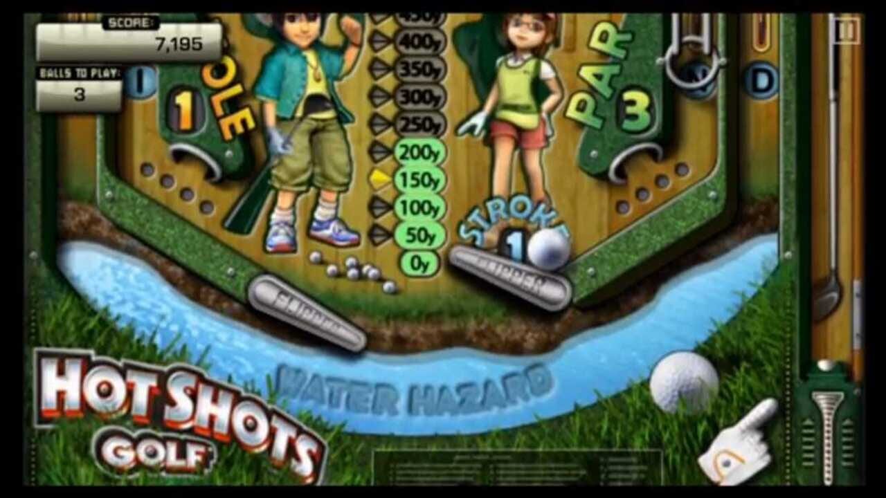 Screenshot for Pinball Heroes: Hot Shots Golf