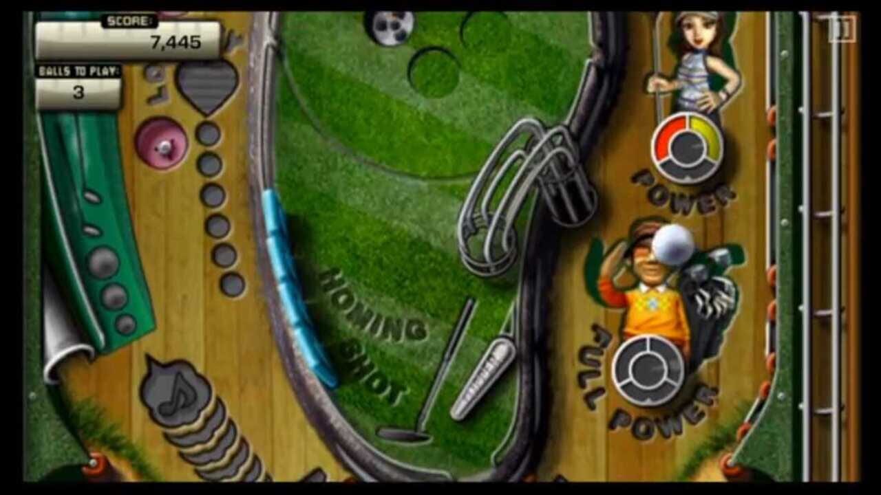 Screenshot for Pinball Heroes: Hot Shots Golf