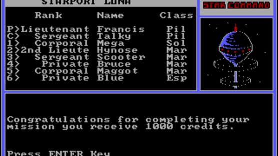 Screenshot for Star Command