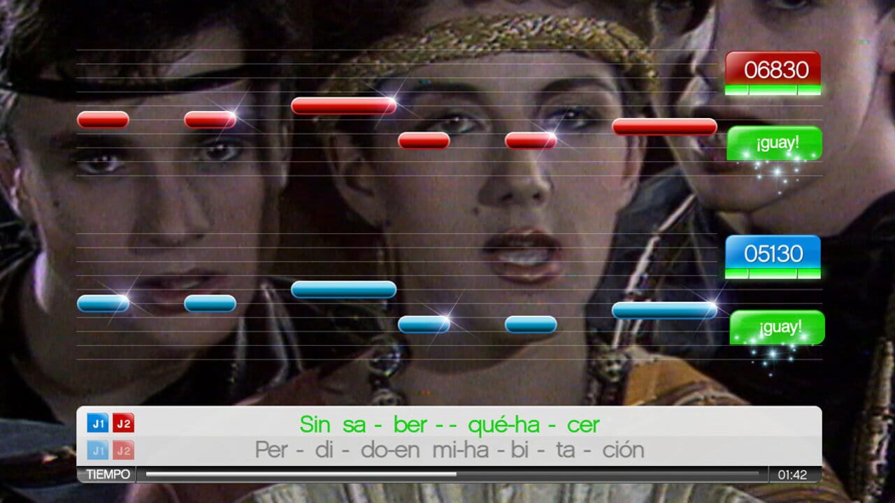 Screenshot for SingStar: Mecano