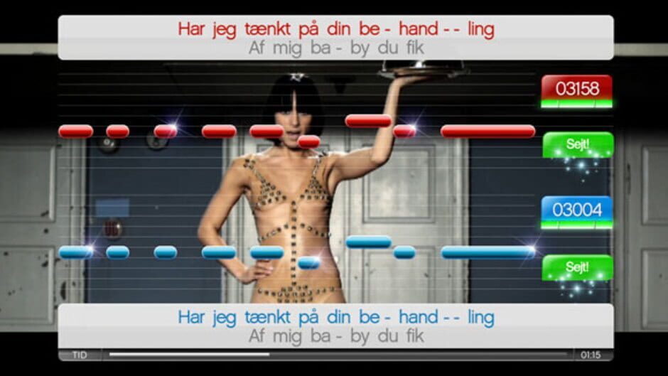 Screenshot for SingStar: Danske Hits