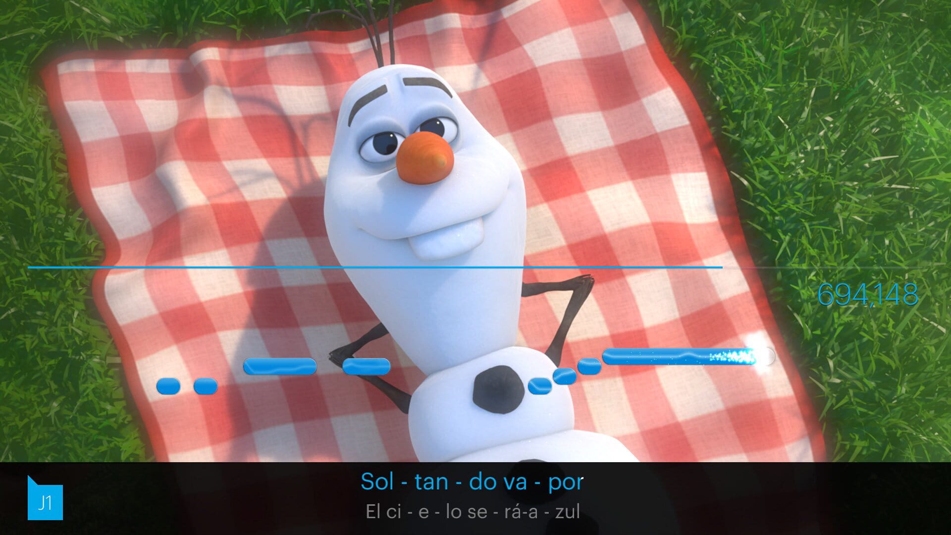 Screenshot for SingStar: Frozen