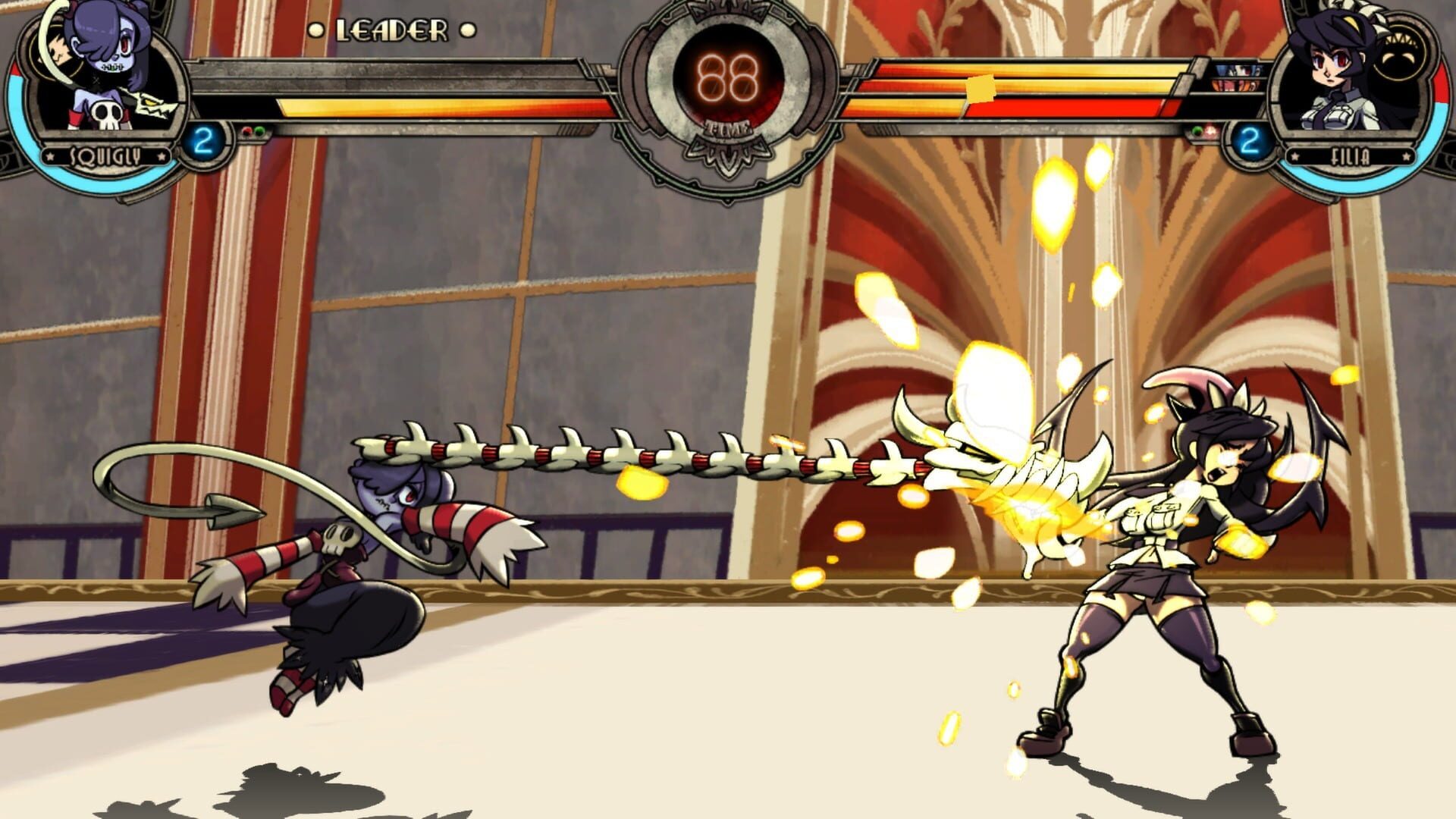 Screenshot for Skullgirls Encore: Squigly