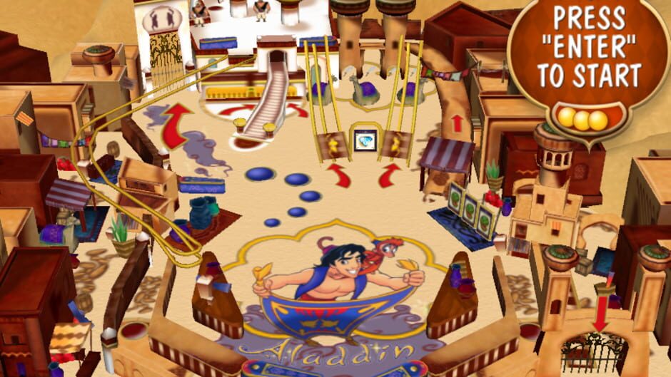 Screenshot for Aladdin Pinball
