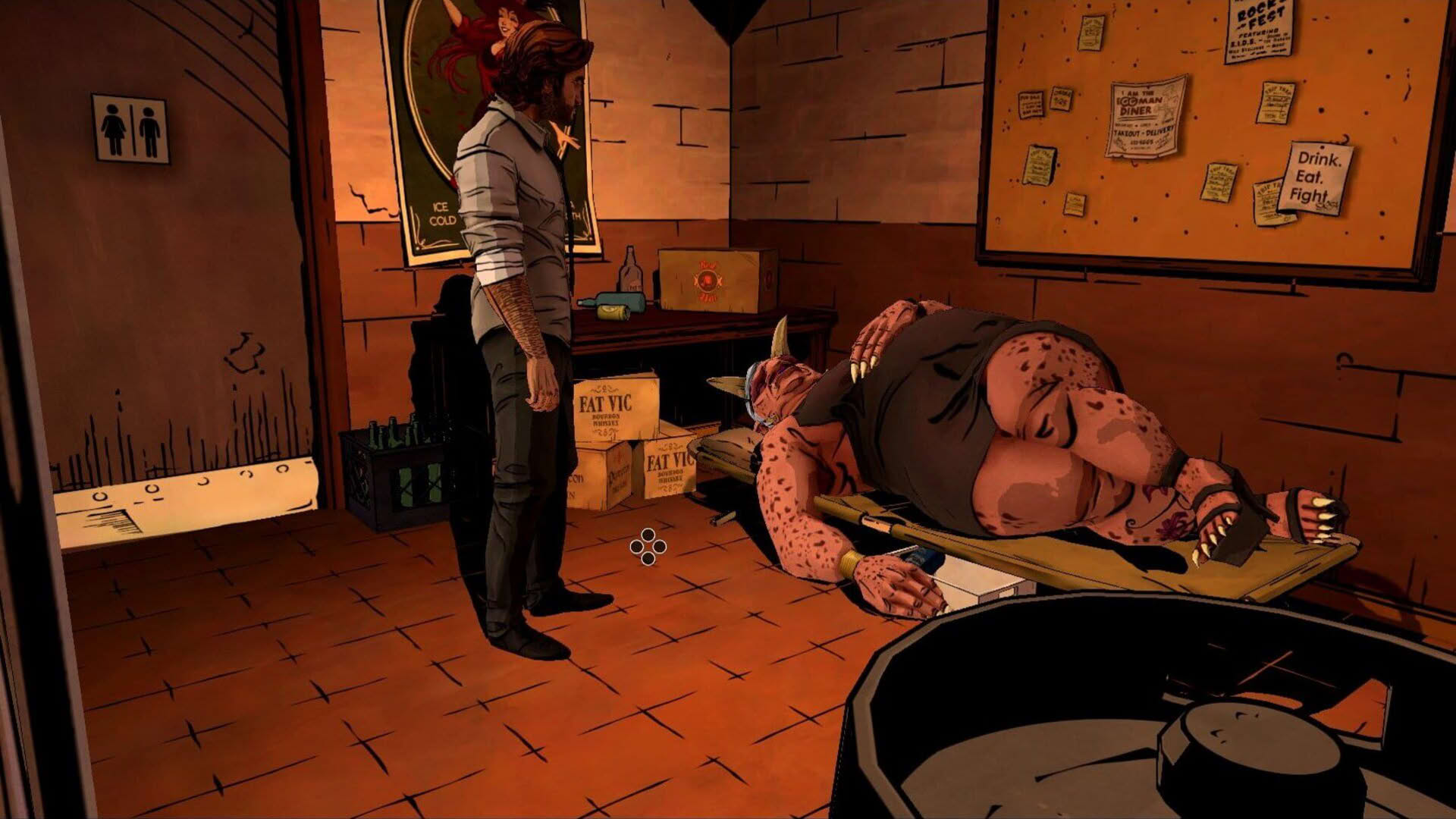 Screenshot for The Wolf Among Us: Episode 3 - A Crooked Mile