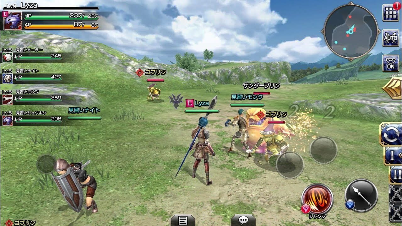 Screenshot for Final Fantasy Explorers-Force
