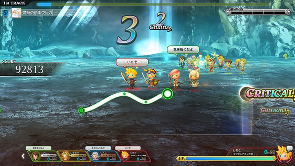 Screenshot for Theatrhythm Final Fantasy: All-Star Carnival