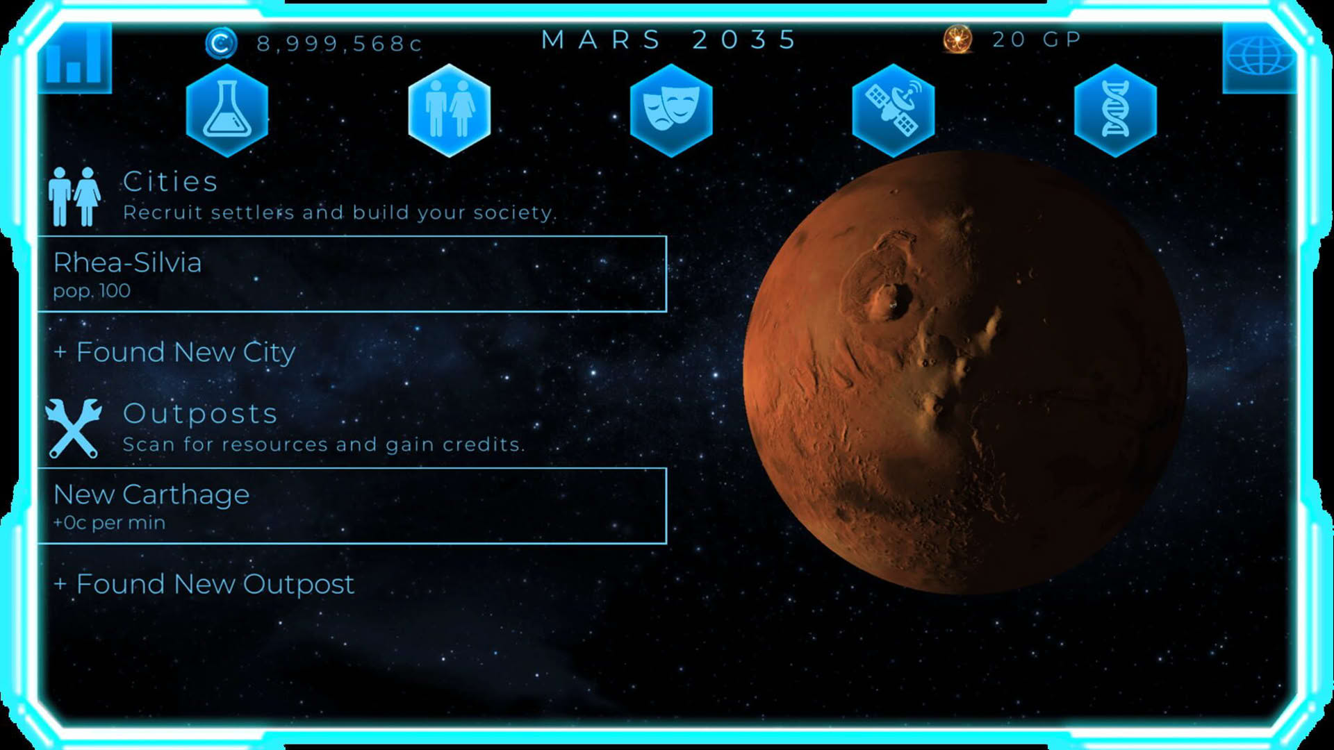 Screenshot for TerraGenesis - Space Settlers