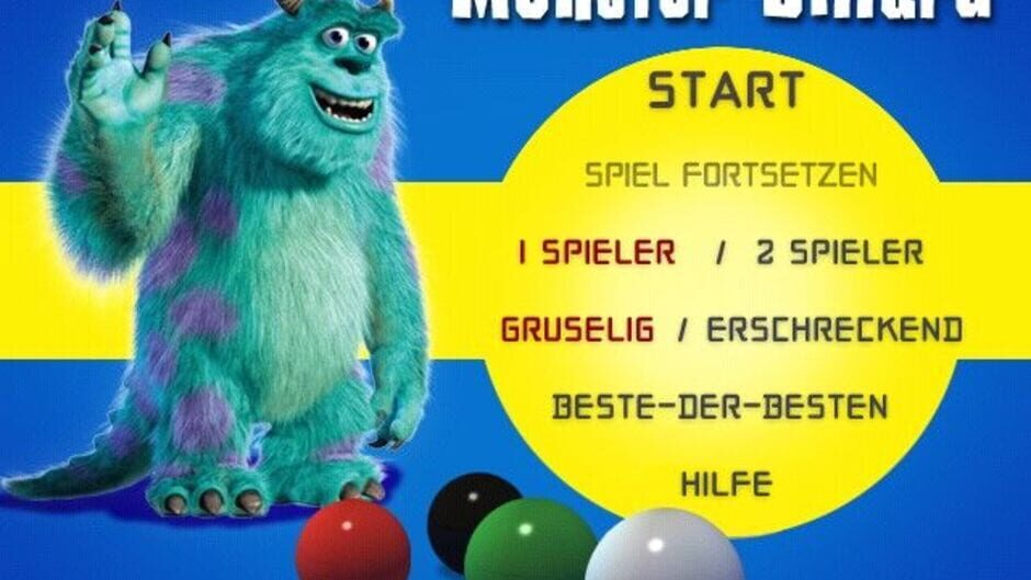 Screenshot for Monsters, Inc.: Wreck Room Arcade - Eight Ball Chaos