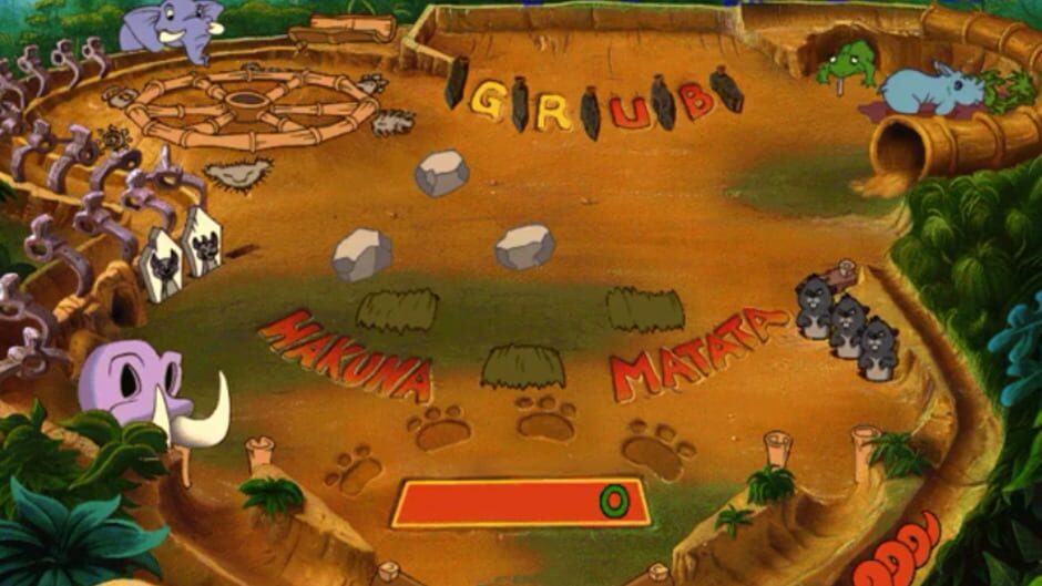 Screenshot for Disney's Hot Shots: Timon and Pumbaa's Jungle Pinball