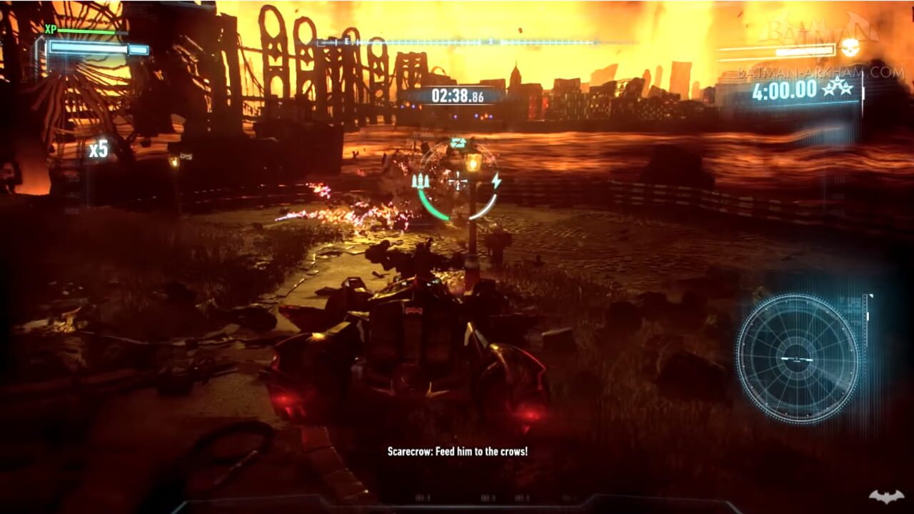Screenshot for Batman: Arkham Knight - PlayStation Exclusive Scarecrow Nightmare Missions
