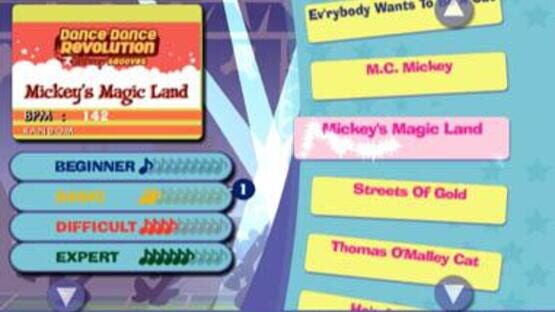 Screenshot for Dance Dance Revolution: Disney Grooves