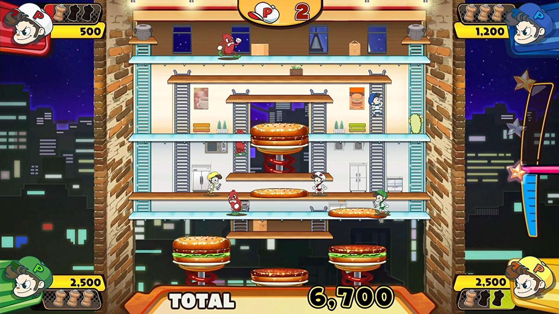 Screenshot for BurgerTime Party!