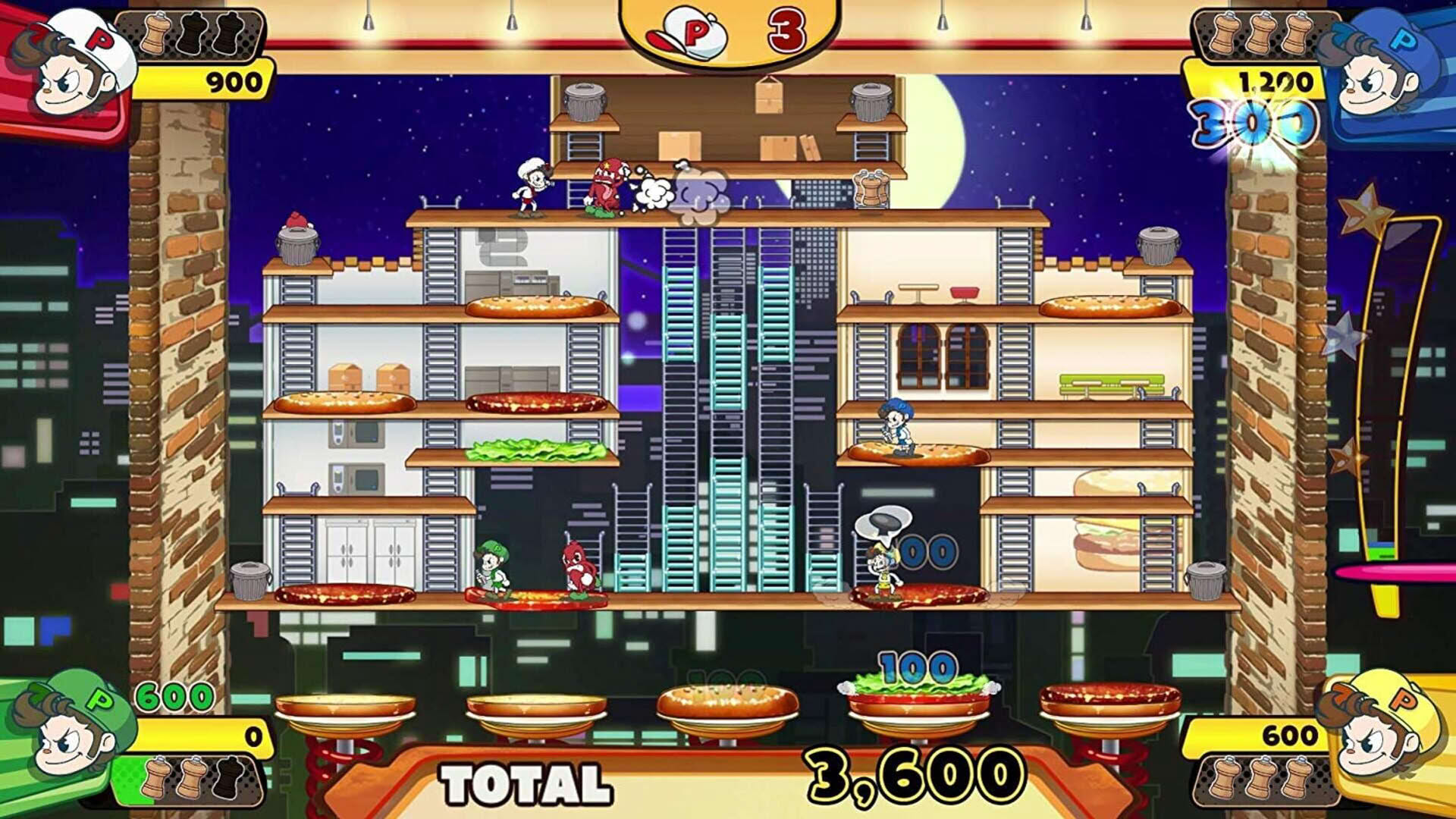 Screenshot for BurgerTime Party!