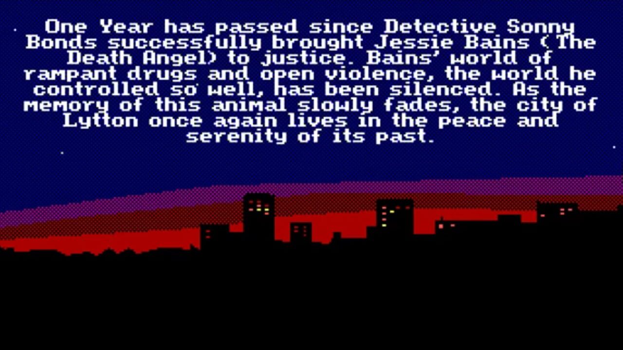 Screenshot for Police Quest II: The Vengeance