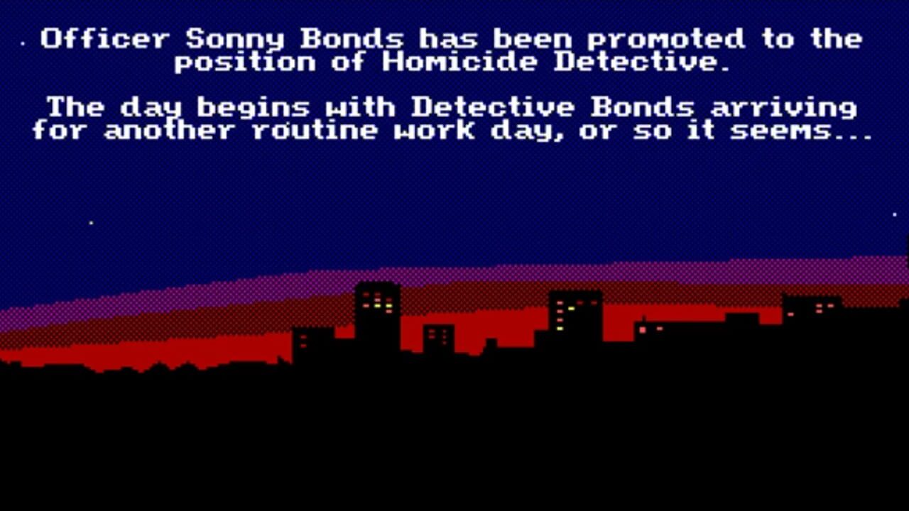 Screenshot for Police Quest II: The Vengeance