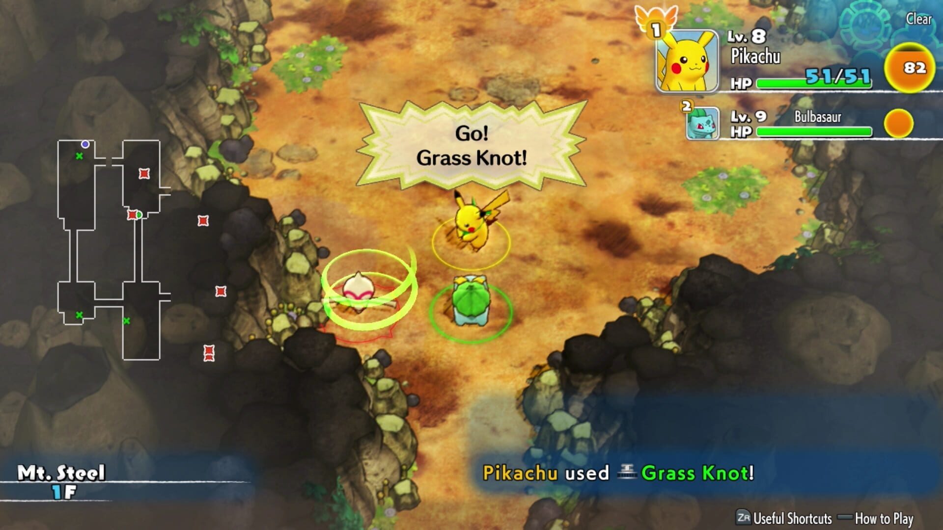 Screenshot for Pokémon Mystery Dungeon: Rescue Team DX